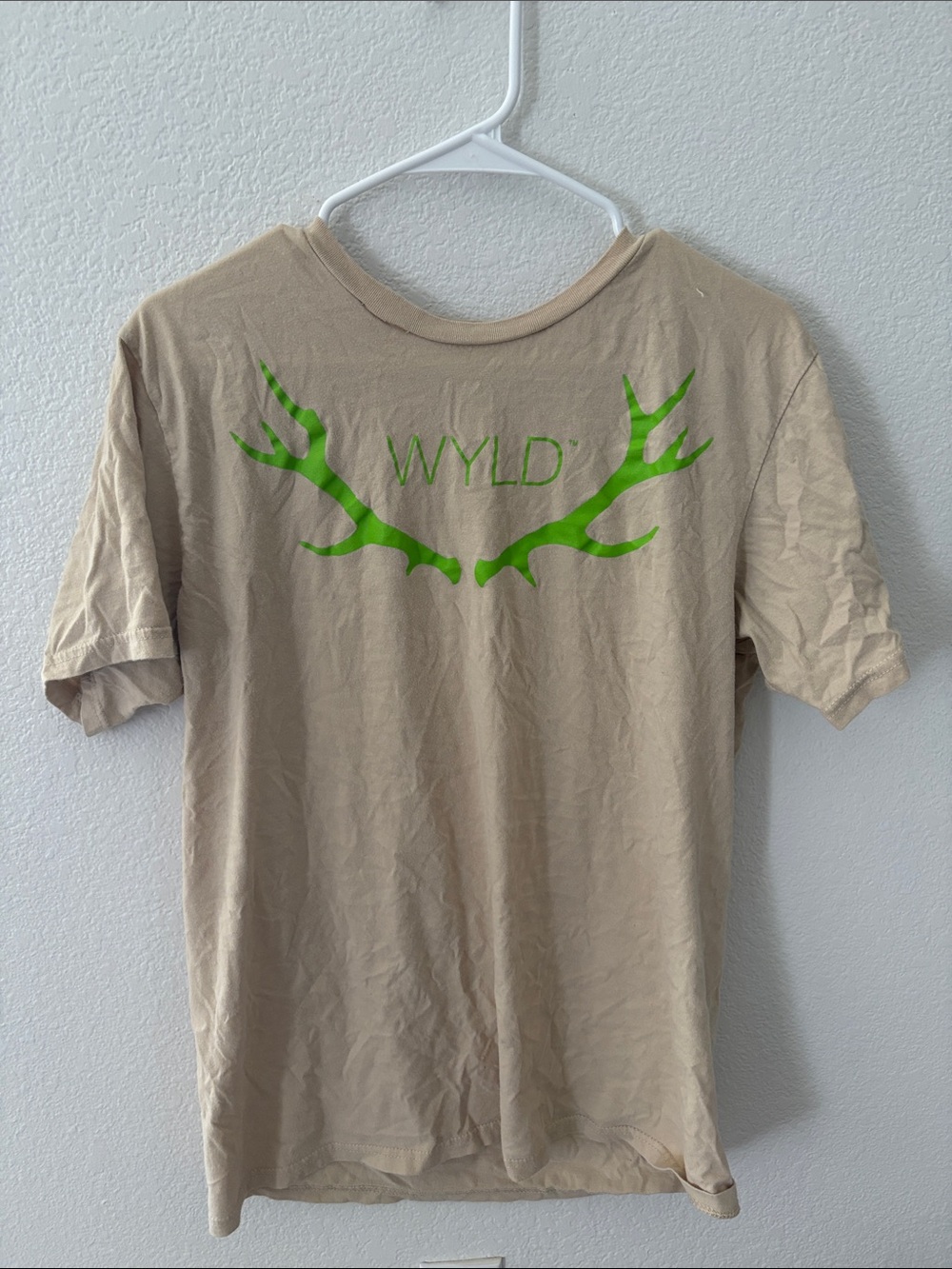 Tan Short-Sleeve Graphic T-Shirt
